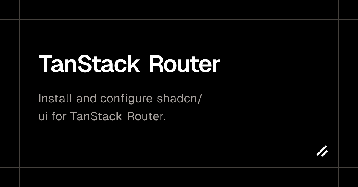 TanStack Router - jiaweing/ui